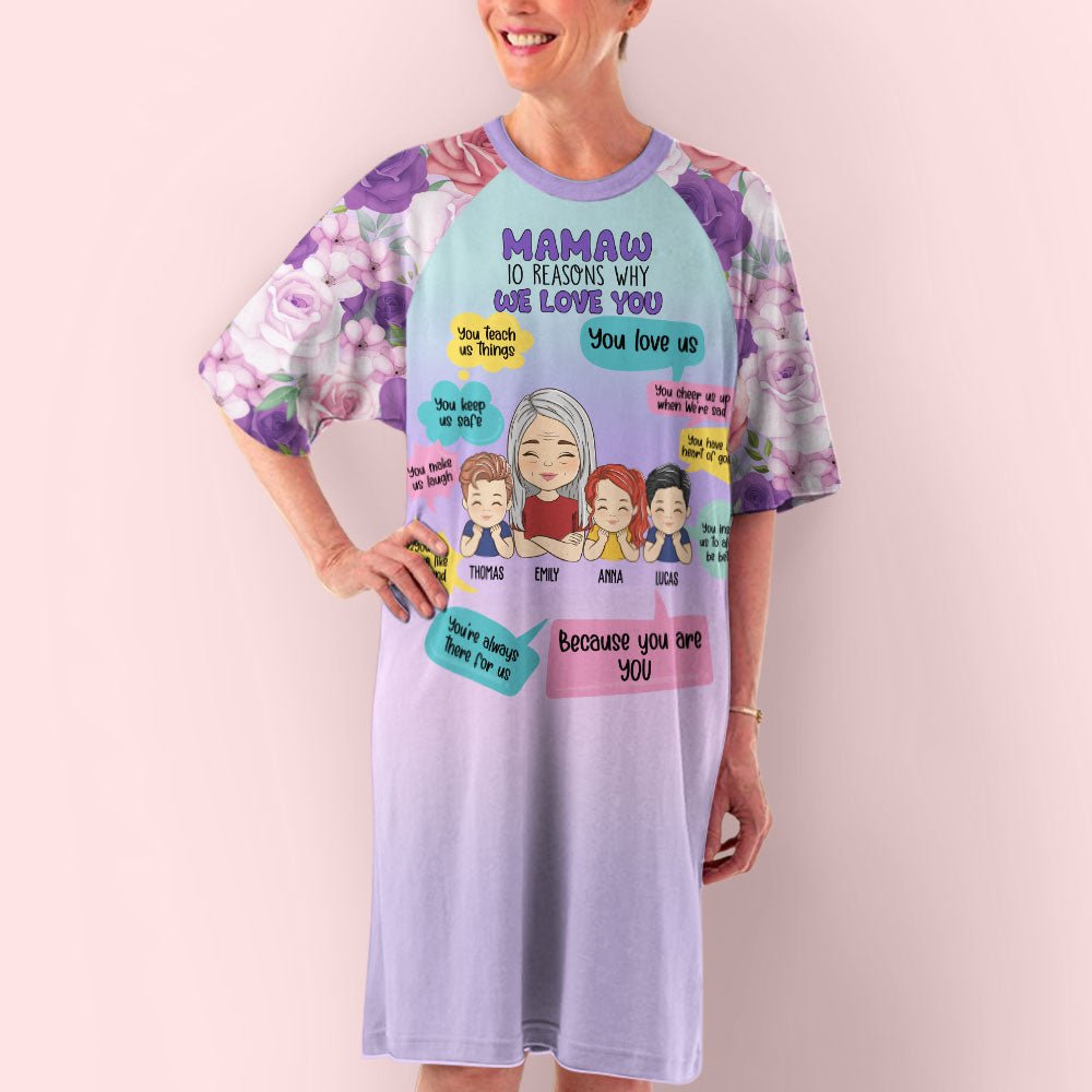 10 Reasons Why - Personalized Custom 3/4 Sleeve Dress