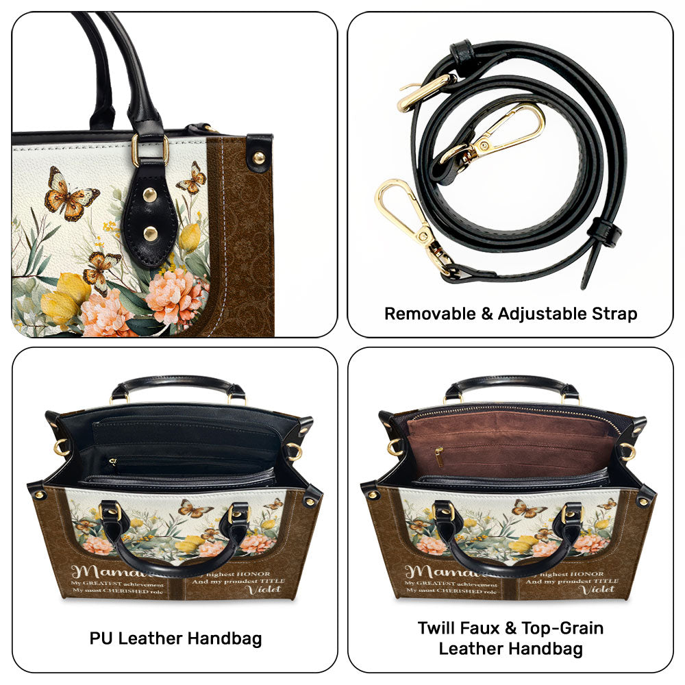 My Highest Honor - Personalized Custom Leather Bag