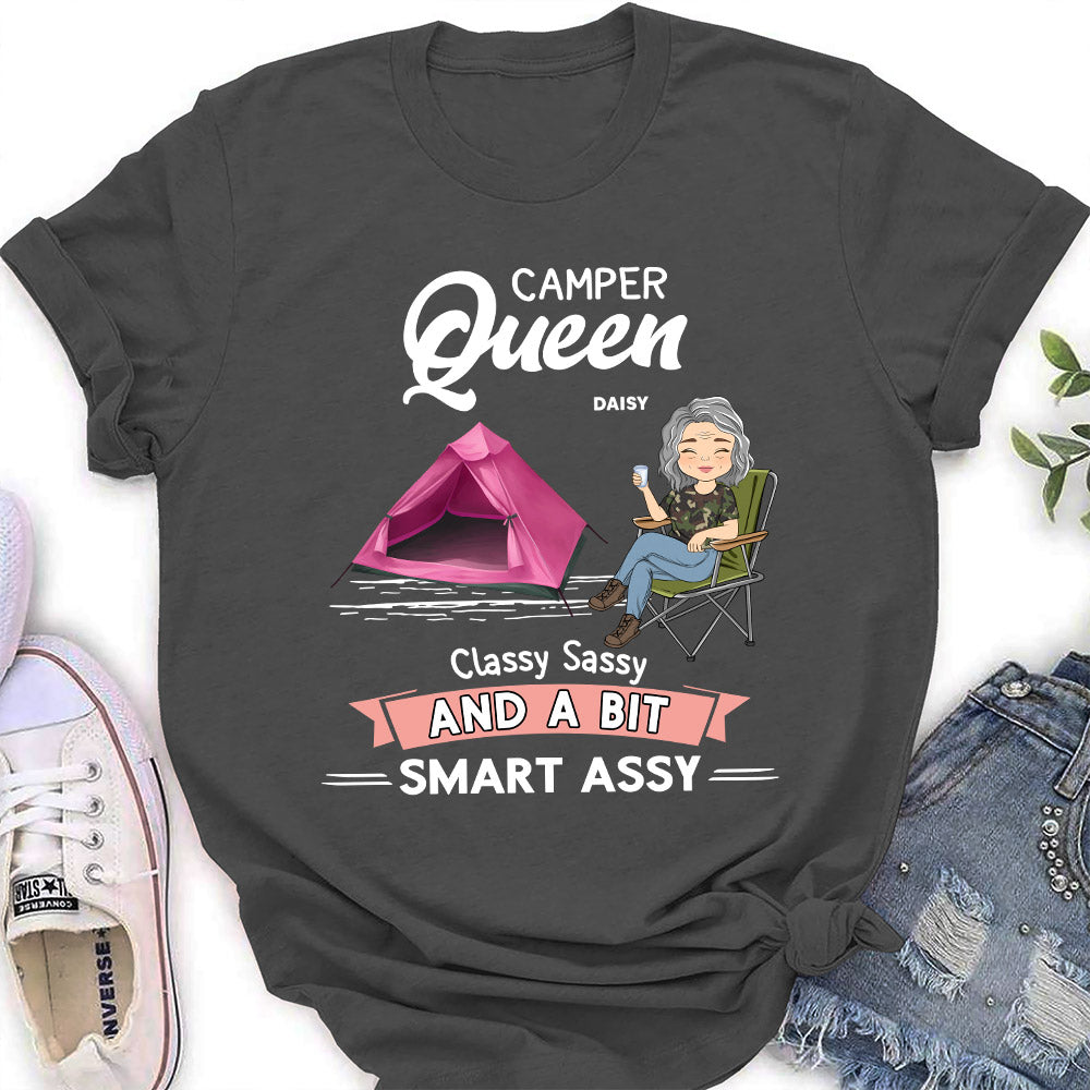 Camper Queen - Personalized Custom Women's T-shirt