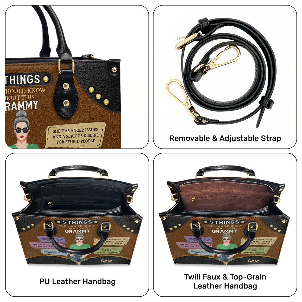 Five Things Should Be Known - Personalized Custom Leather Bag