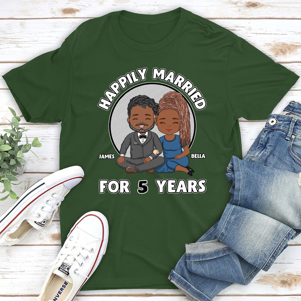 Happily Married - Personalized Custom Classic T-shirt