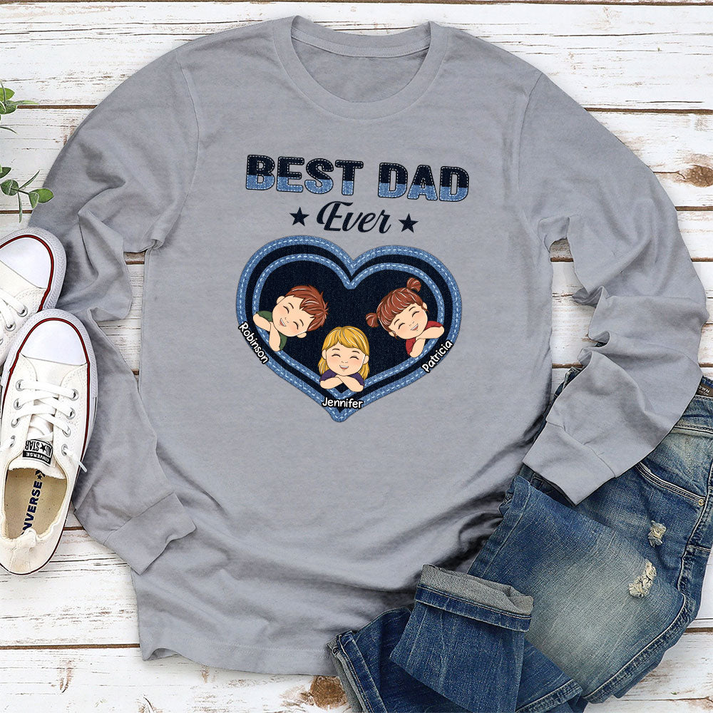 Best Dad Papa Ever - Personalized Custom Shirt