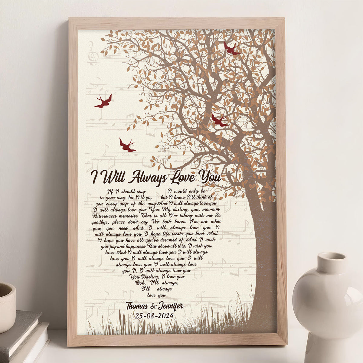I Will Always Love You - Personalized Custom Poster