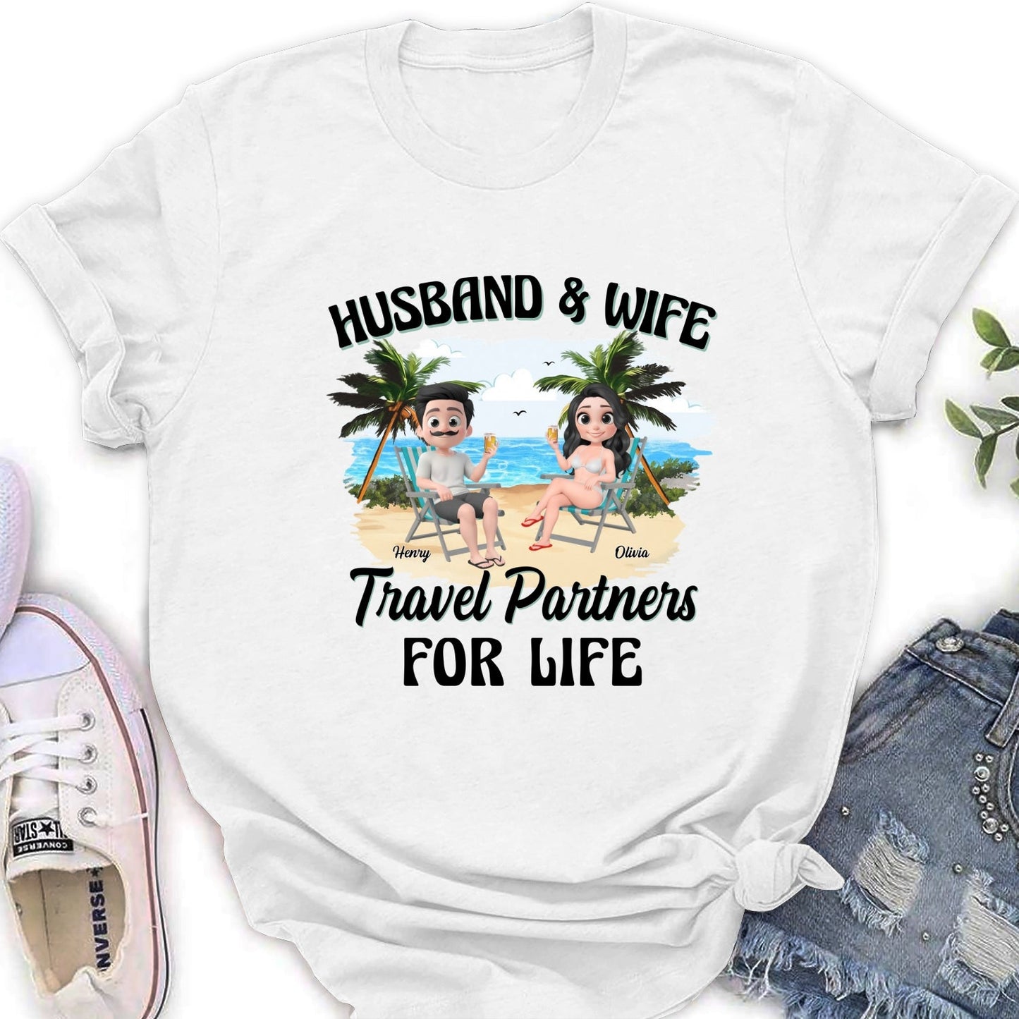 Travel Partners For Life - Personalized Custom Shirt