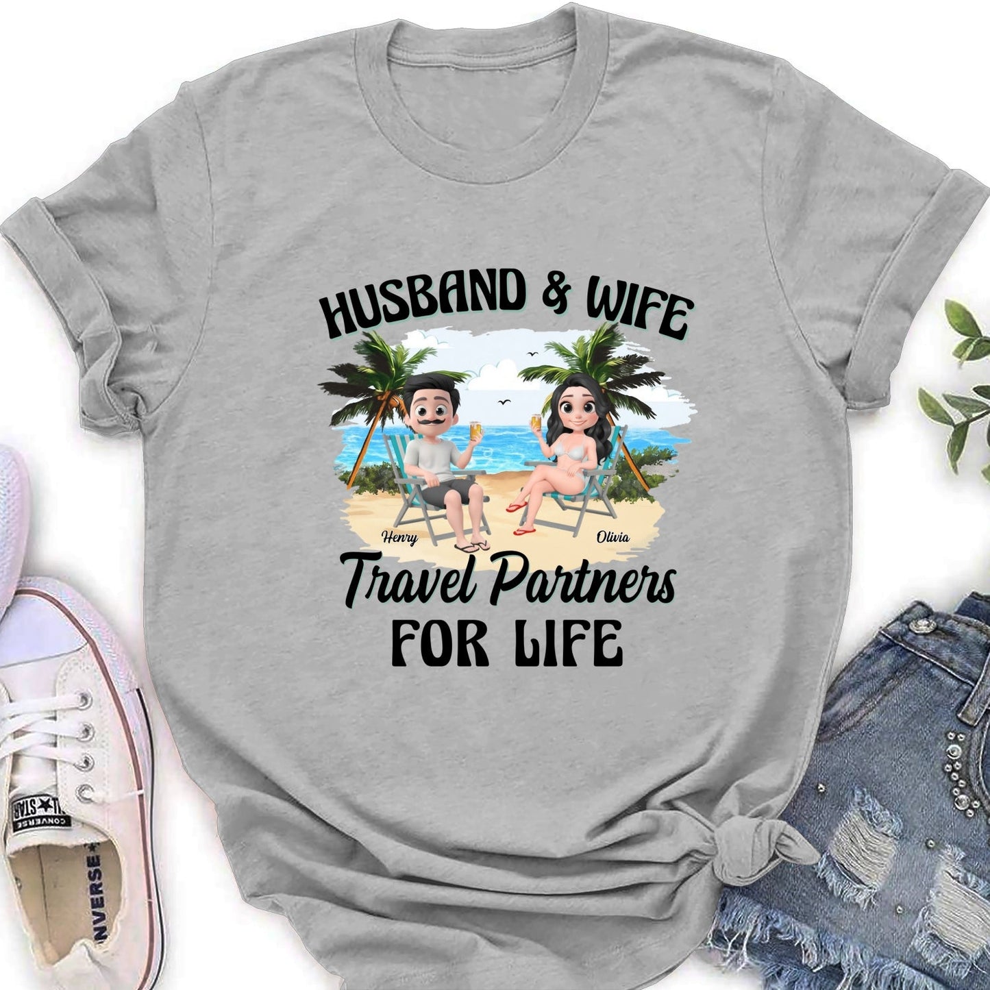 Travel Partners For Life - Personalized Custom Shirt