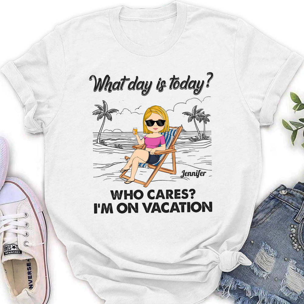 On Vacation - Personalized Custom Shirt