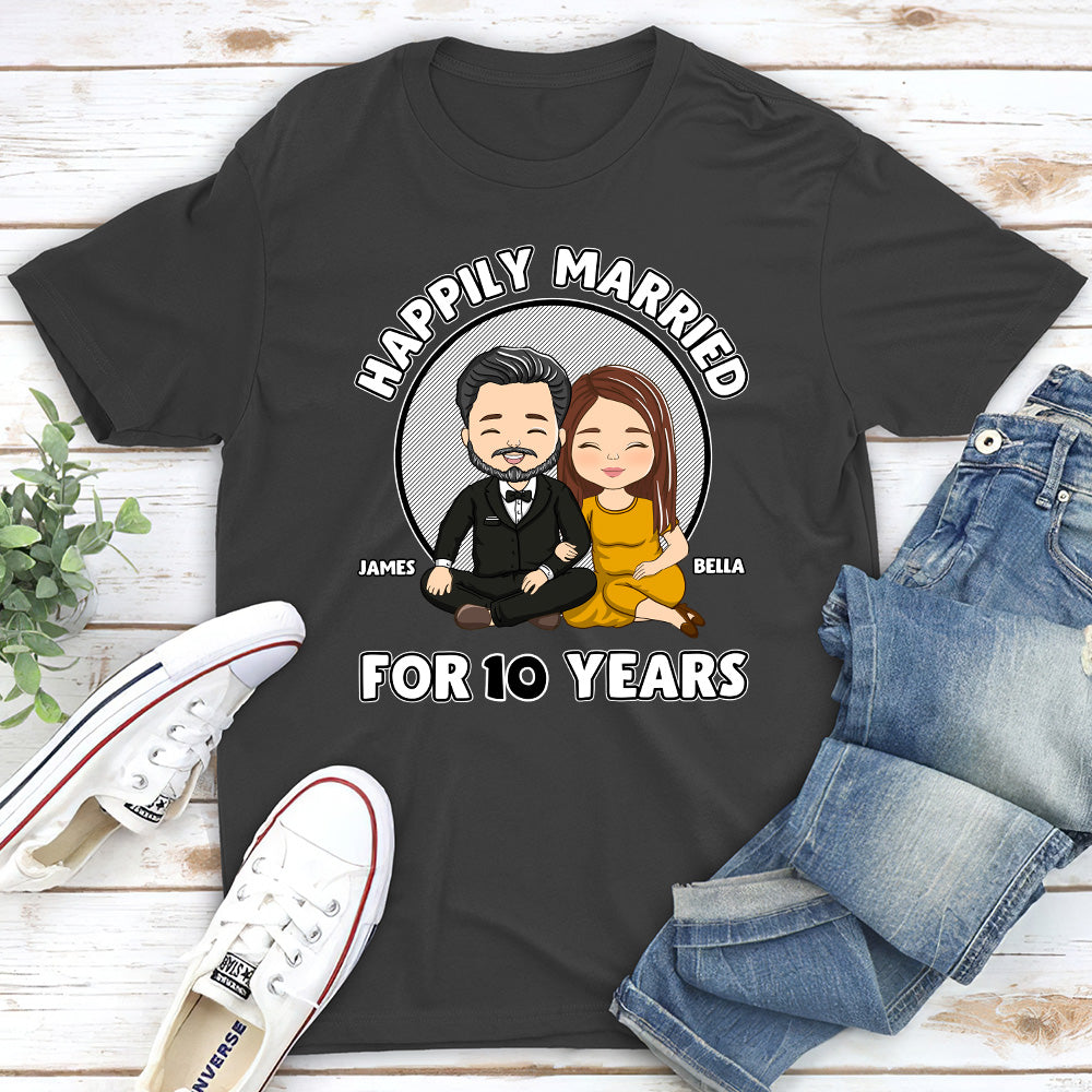 Happily Married - Personalized Custom Classic T-shirt