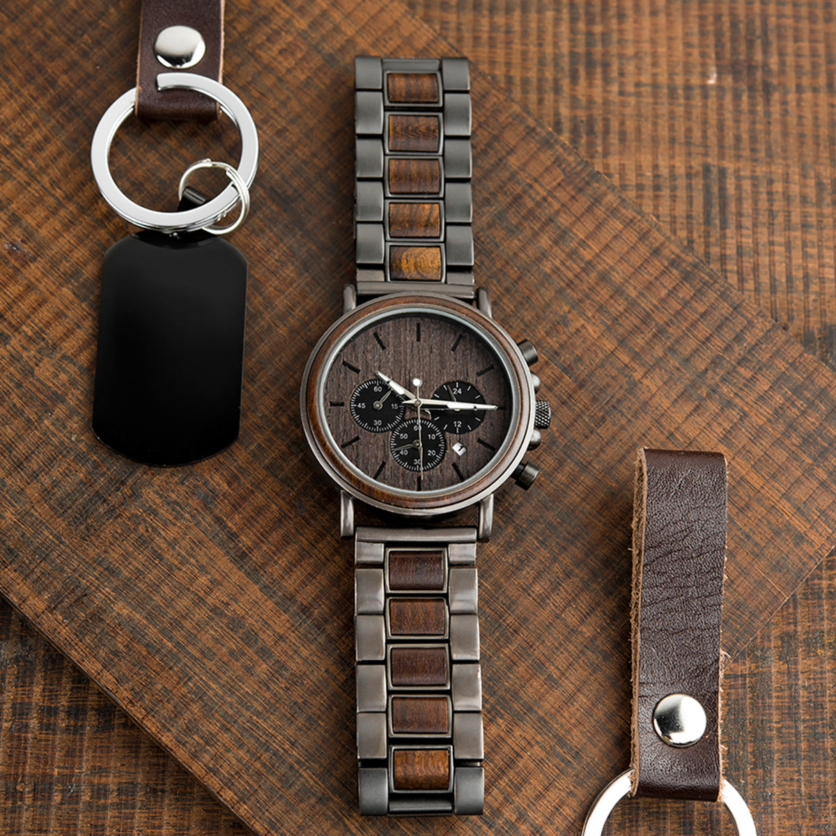 Ticking With Love - Personalized Engraved Wooden Watches GQ026