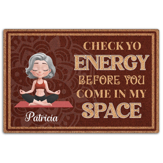 Breathe In Breathe Out - Personalized Custom Doormat