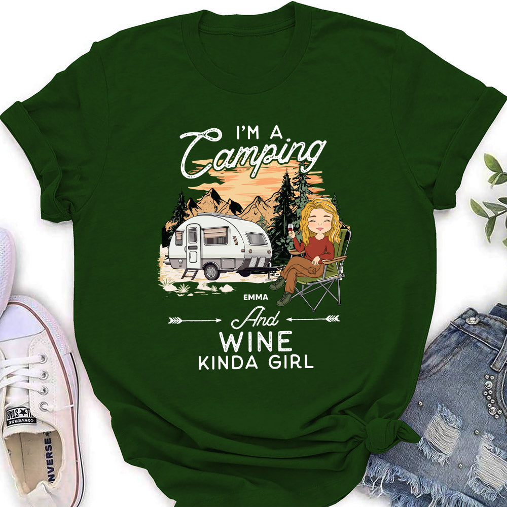 Kinda Girl - Personalized Custom Women's T-shirt