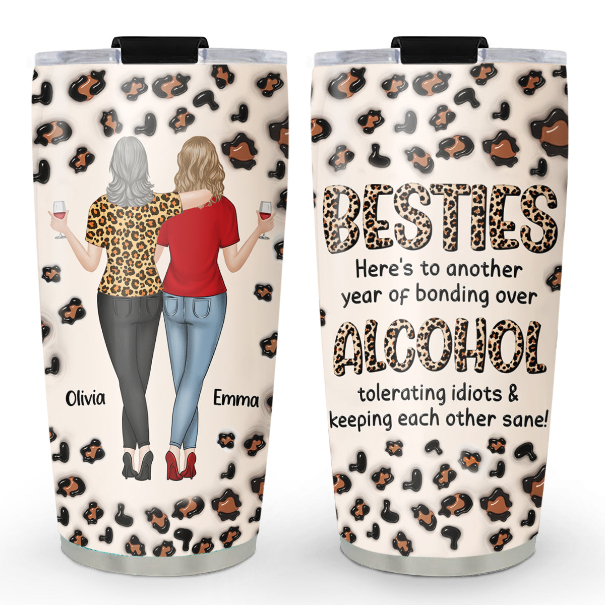 Alcohol Tolerating - Personalized Custom 3D Inflated Effect Tumbler