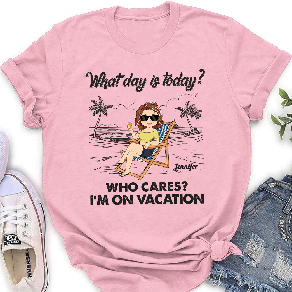 On Vacation - Personalized Custom Shirt