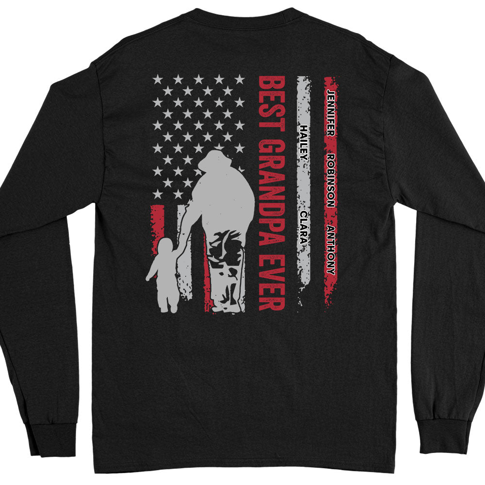 Best Grandpa Ever - Personalized Custom Shirt