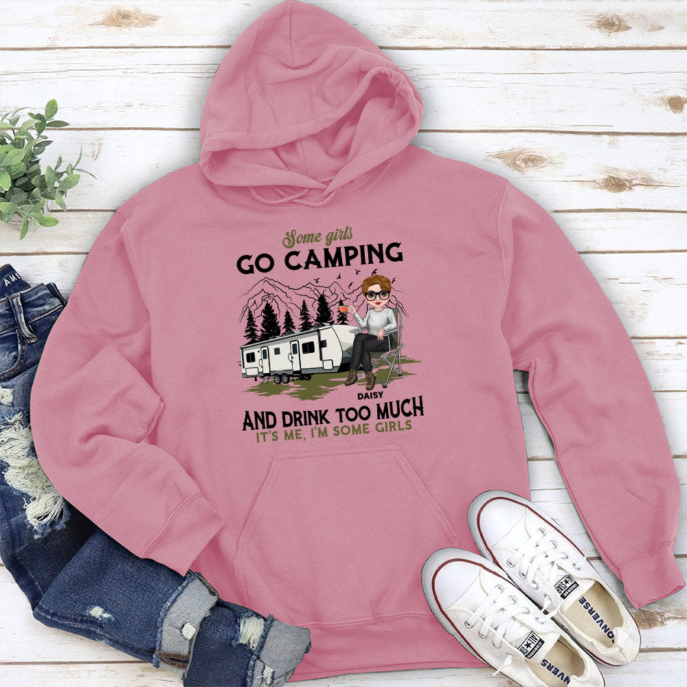 Camping And Drink - Personalized Custom Hoodie