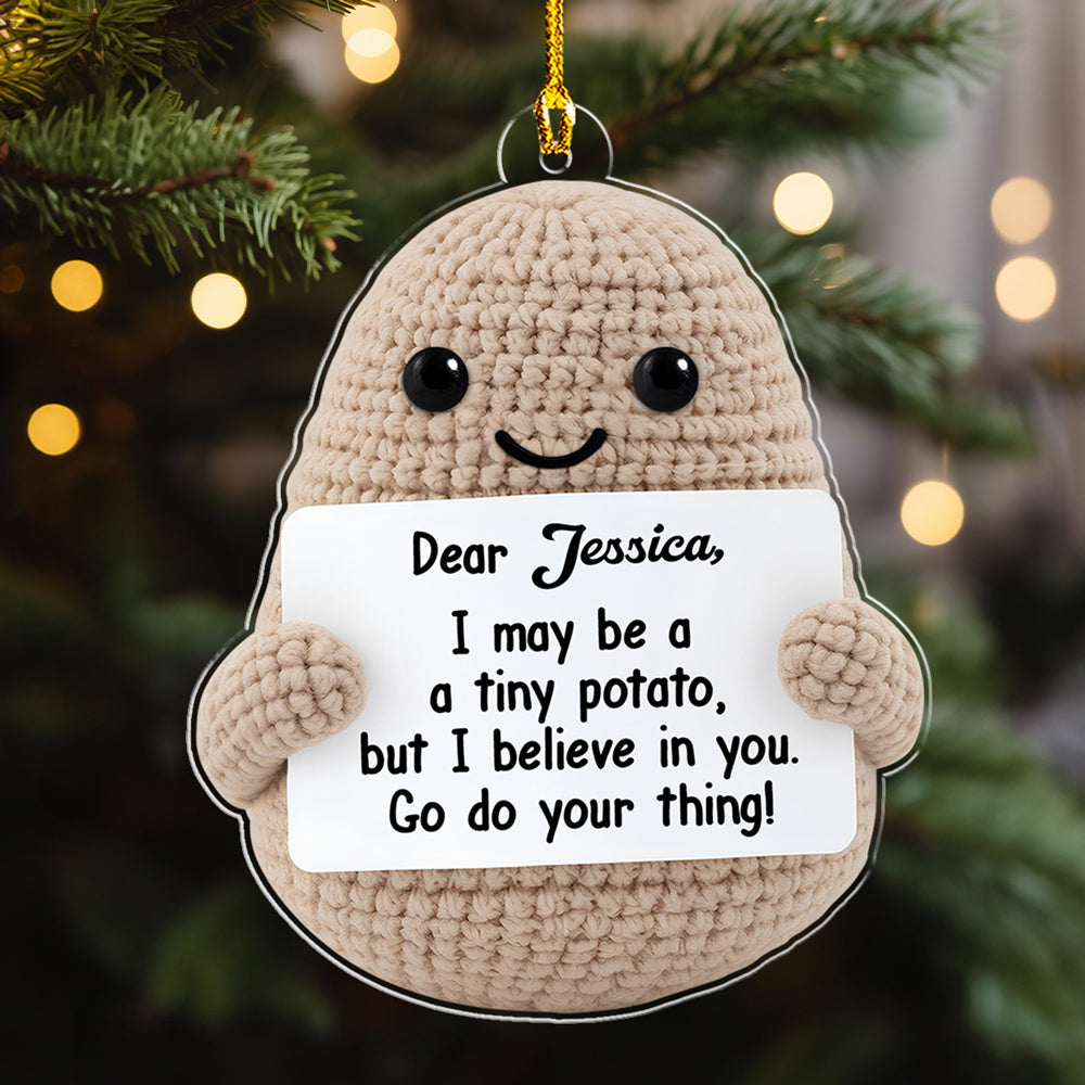 Positive Potato - Personalized Custom Acrylic Ornament