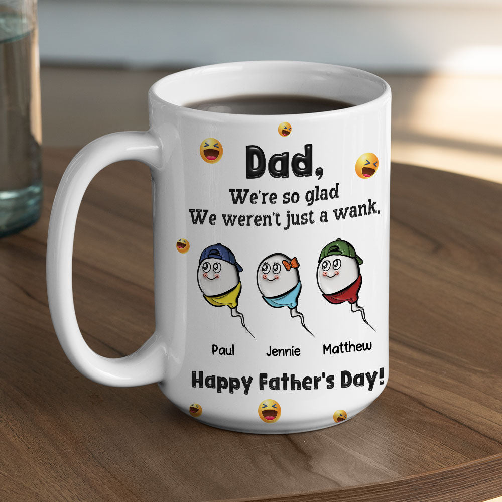 We Are So Glad - Personalized Custom 3D Effect Coffee Mug