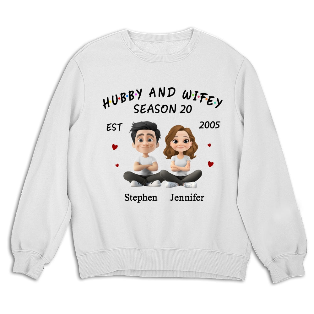 Hubby And Wifey - Personalized Custom Shirt