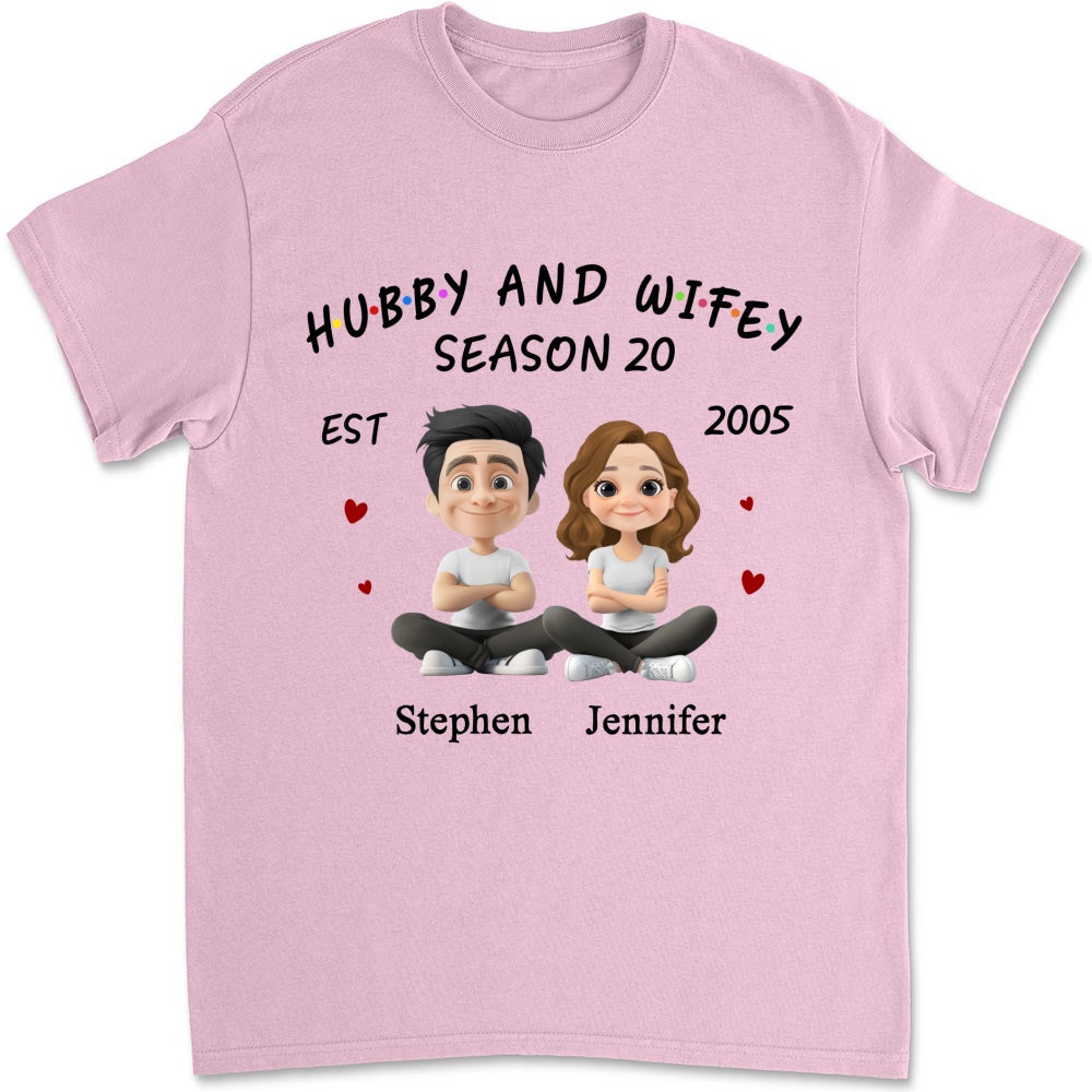 Hubby And Wifey - Personalized Custom Shirt