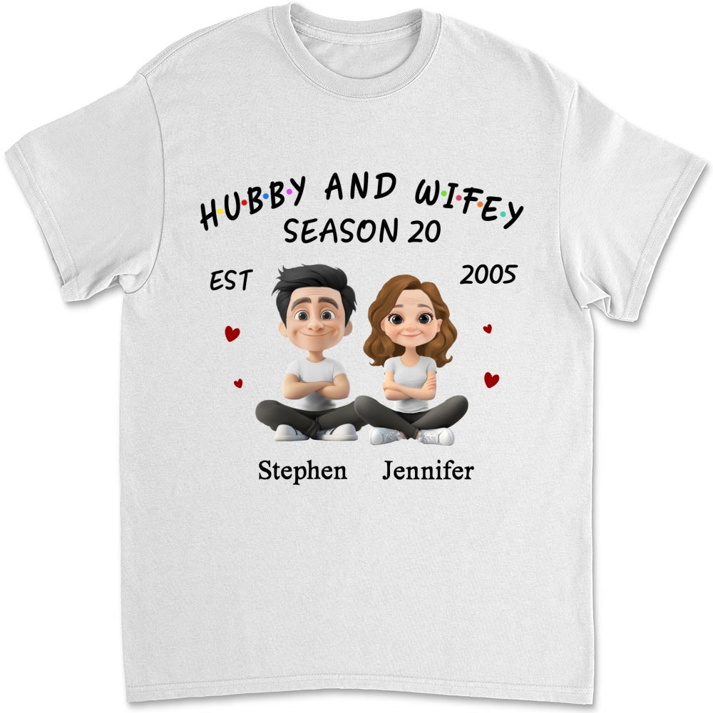Hubby And Wifey - Personalized Custom Shirt