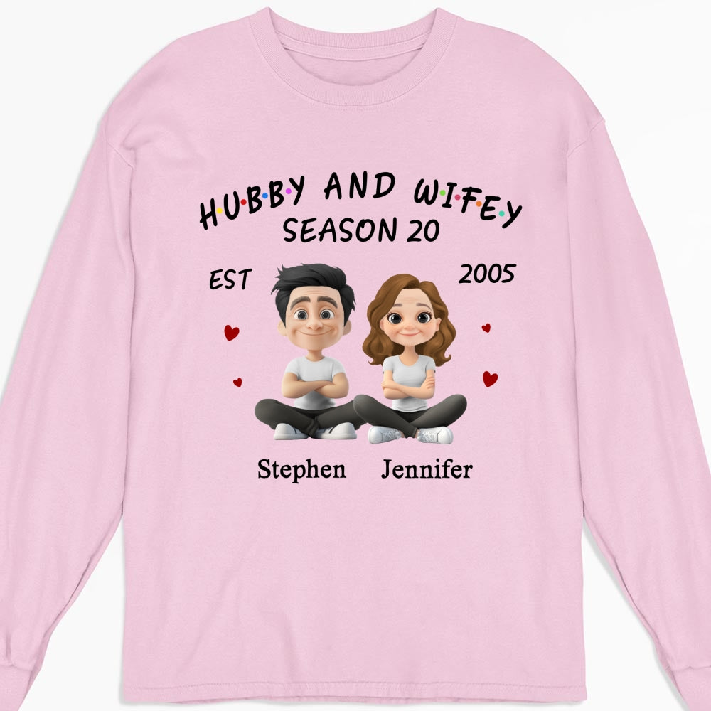 Hubby And Wifey - Personalized Custom Shirt