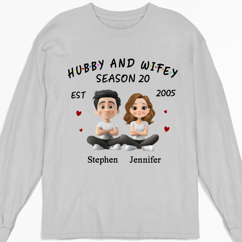 Hubby And Wifey - Personalized Custom Shirt