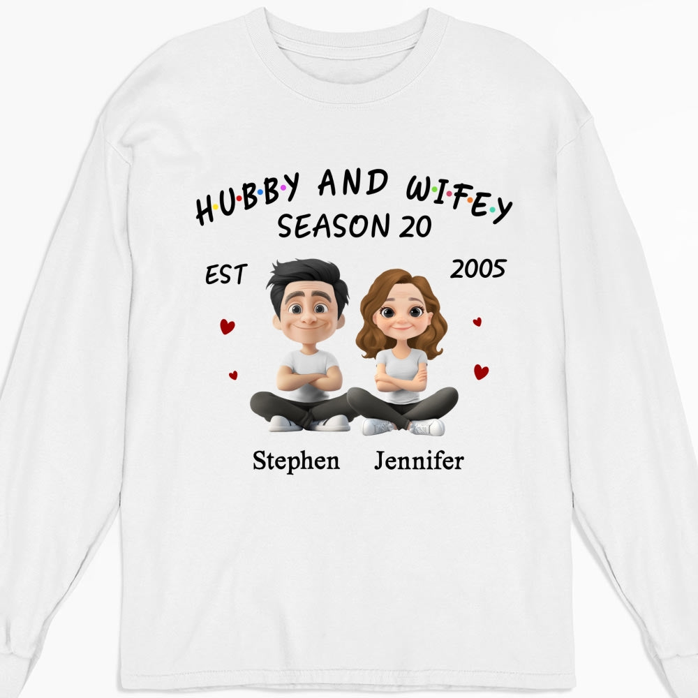 Hubby And Wifey - Personalized Custom Shirt
