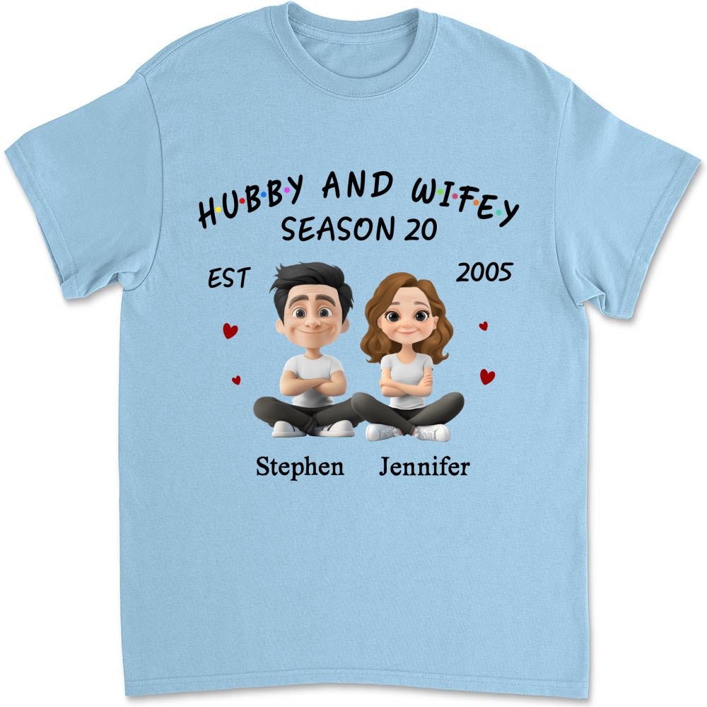 Hubby And Wifey - Personalized Custom Shirt