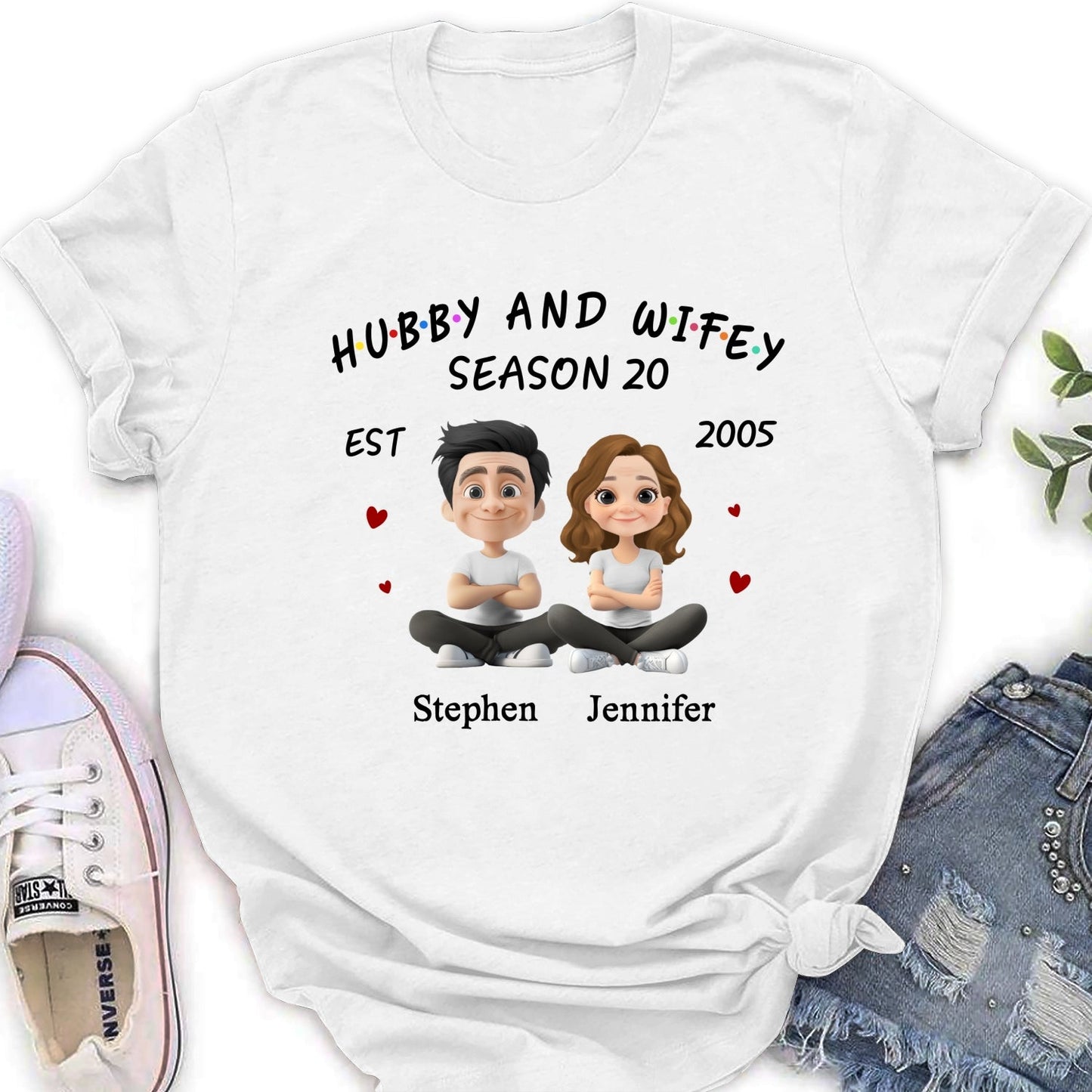 Hubby And Wifey - Personalized Custom Shirt