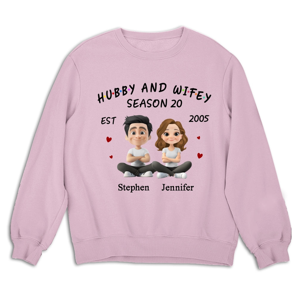 Hubby And Wifey - Personalized Custom Shirt