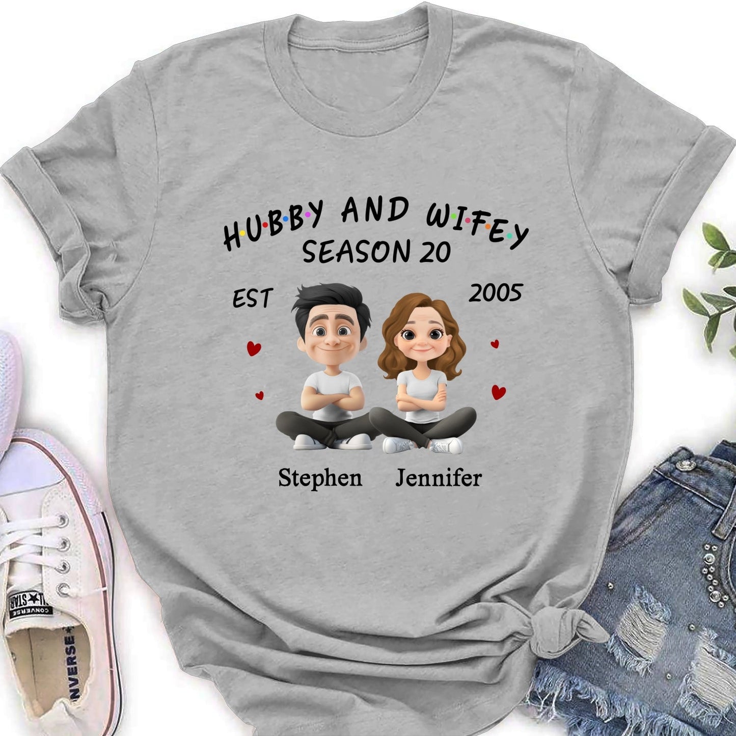 Hubby And Wifey - Personalized Custom Shirt