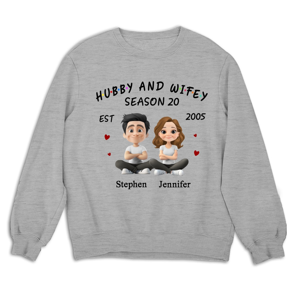 Hubby And Wifey - Personalized Custom Shirt