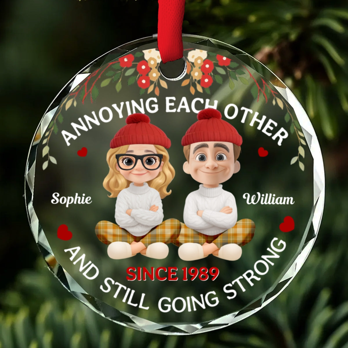 Annoying You - Personalized Custom Glass Ornament