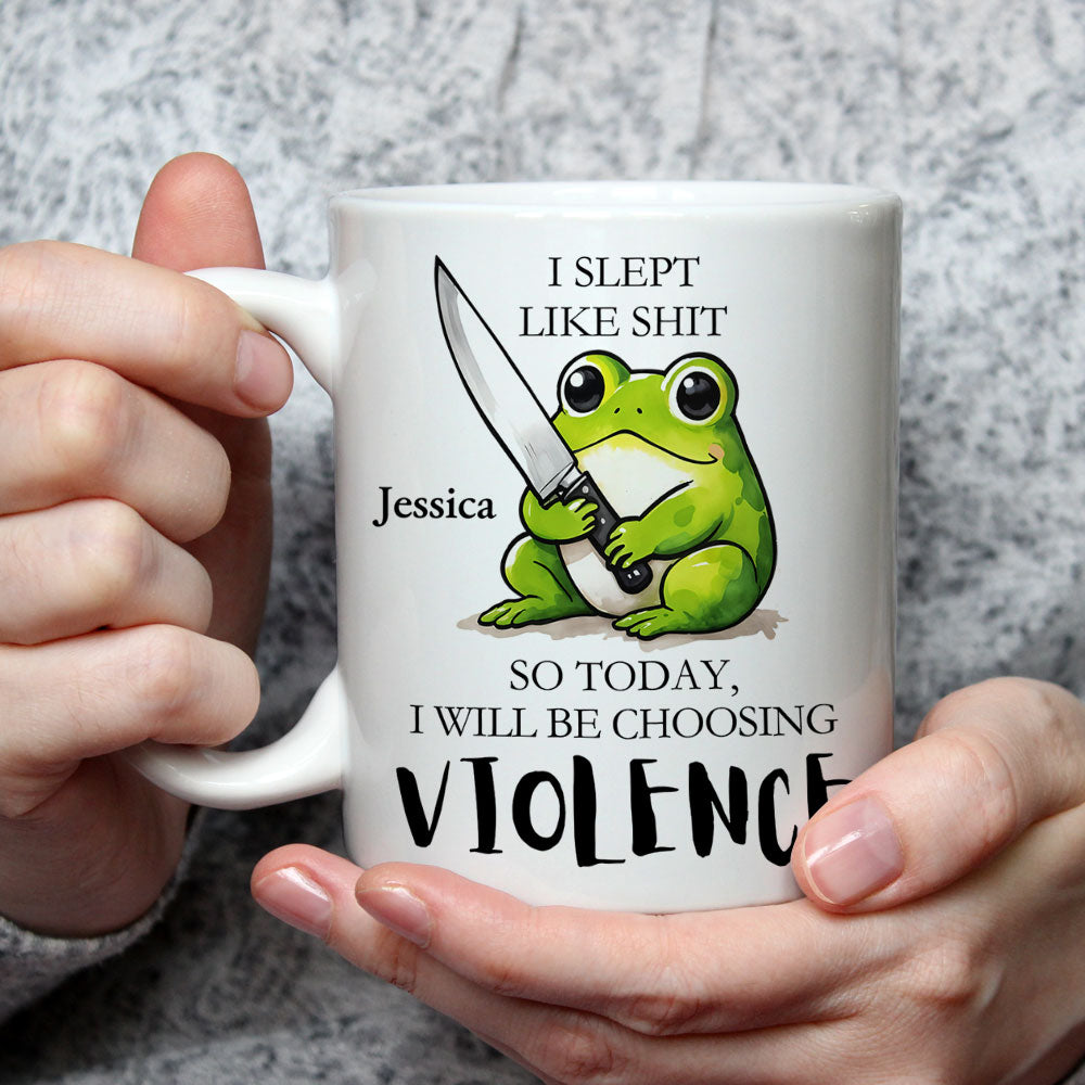 Looks Like Chaos Is On The Menu Today - Personalized Custom Coffee Mug