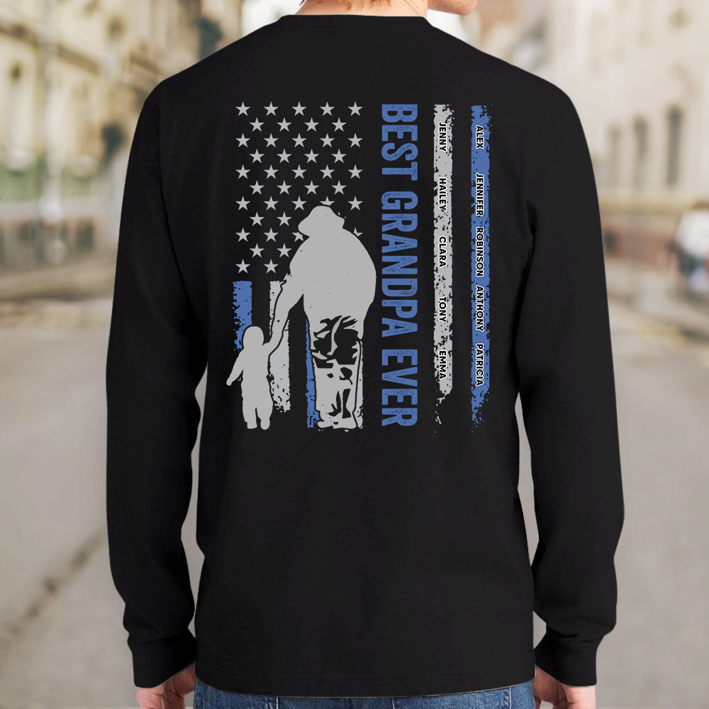 Best Grandpa Ever - Personalized Custom Shirt