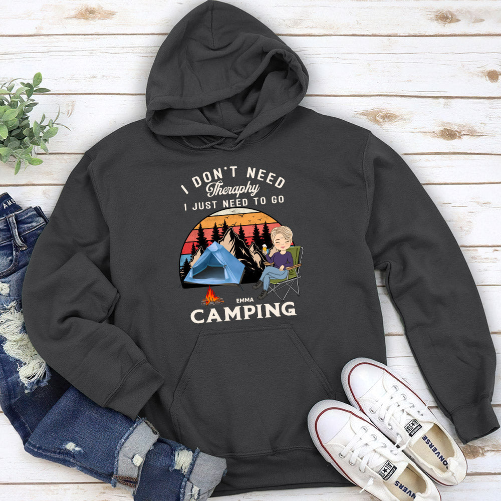 Therapy Camping 2 - Personalized Custom Hoodie