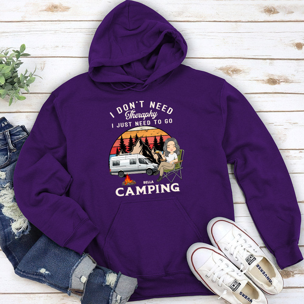 Therapy Camping 2 - Personalized Custom Hoodie