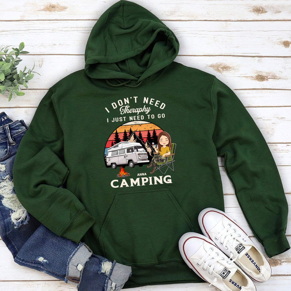 Therapy Camping 2 - Personalized Custom Hoodie