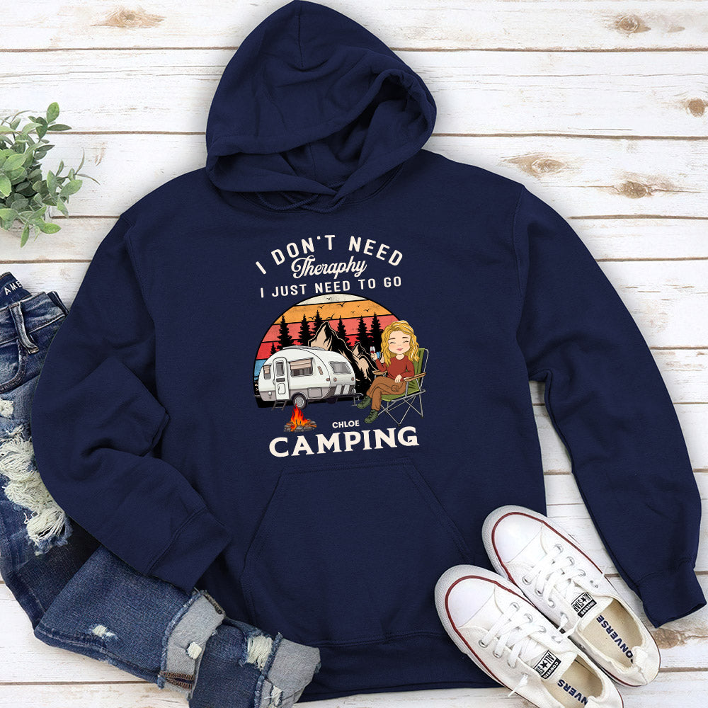 Therapy Camping 2 - Personalized Custom Hoodie