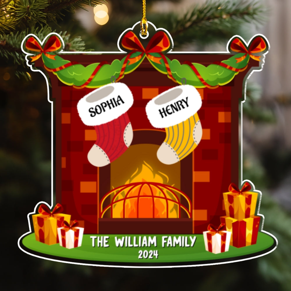 The William Family 2024 - Personalized Custom Acrylic Ornament