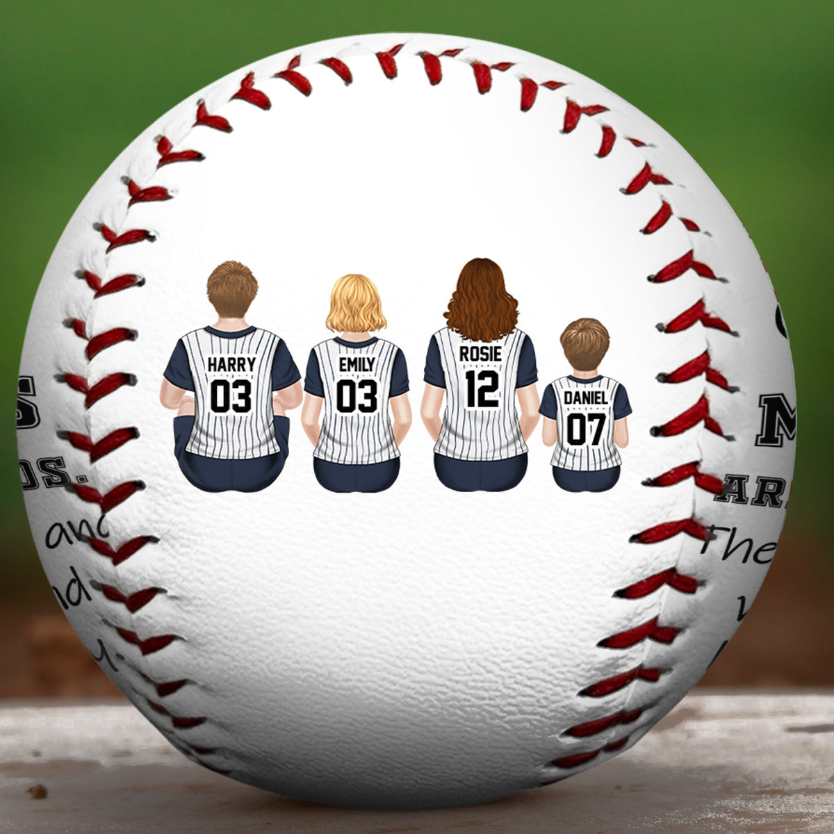 Baseball Moms Are True Friends - Personalized Custom Baseball