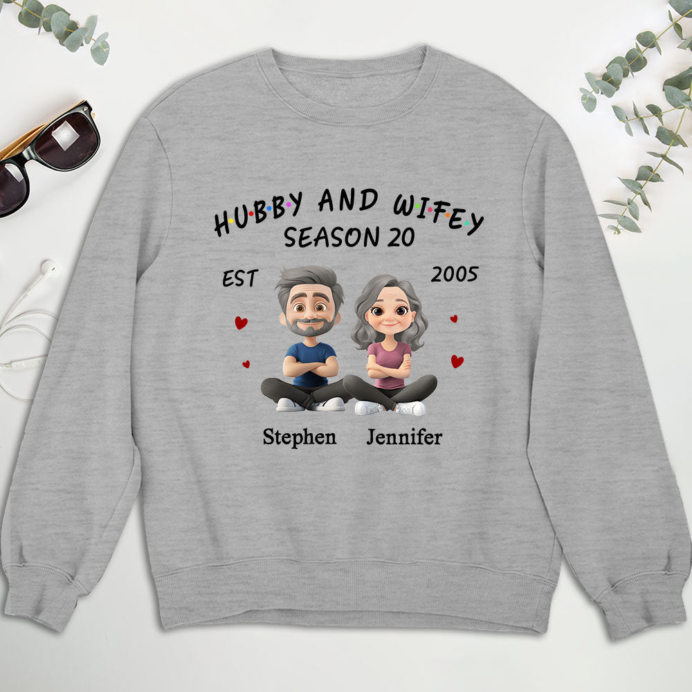 Hubby And Wifey - Personalized Custom Shirt