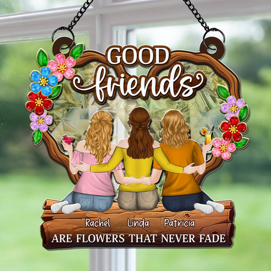 Flowers That Never Fade - Personalized Custom Suncatcher