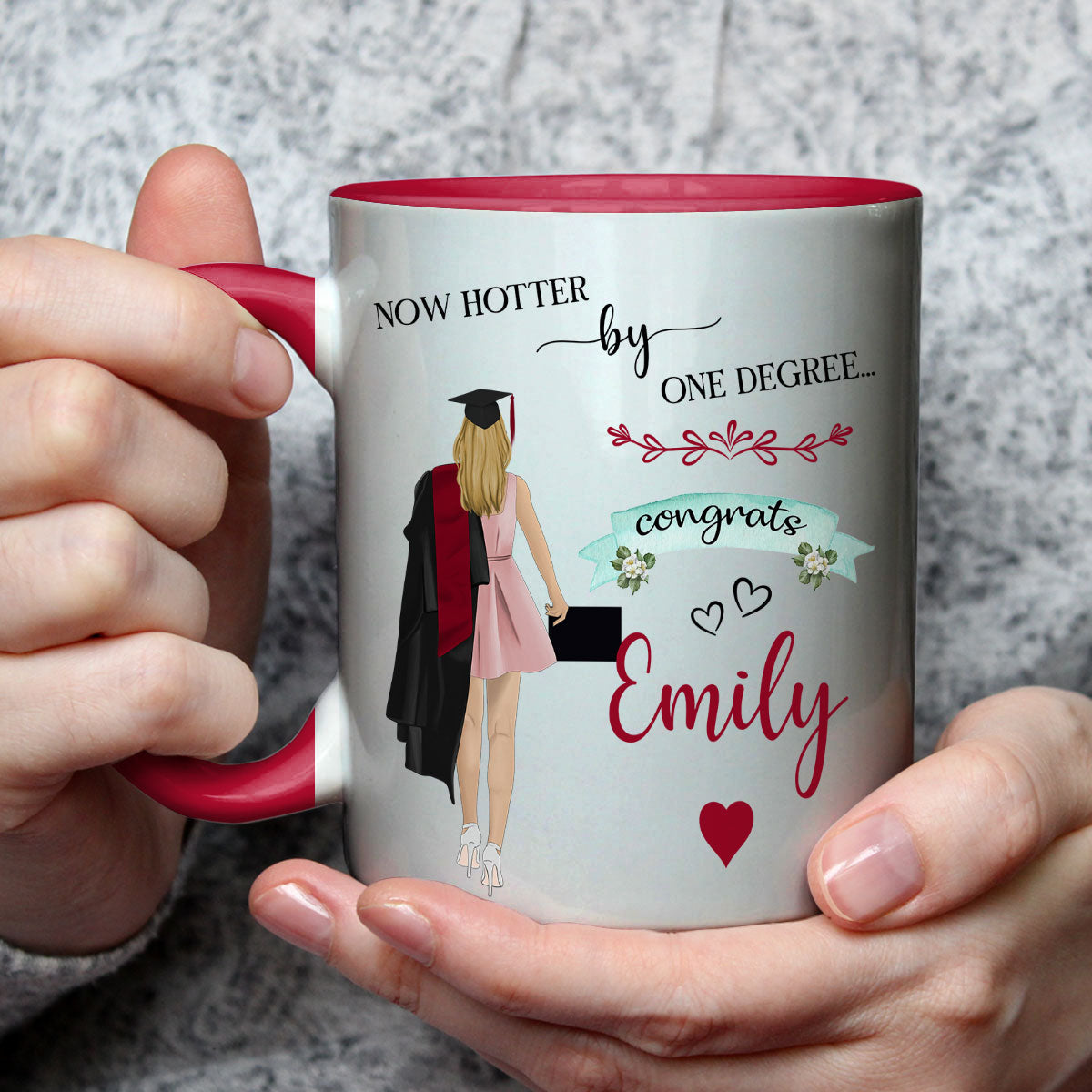 Confidence Makes Dreams Come True - Personalized Custom Accent Mug