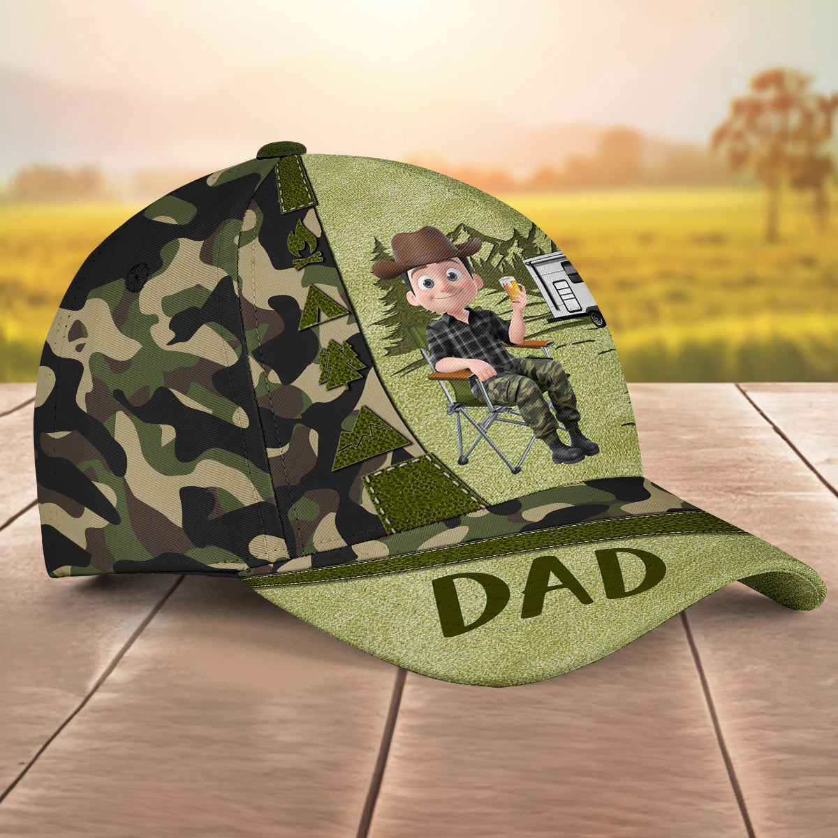 Happy Camper - Personalized Custom Classic Cap