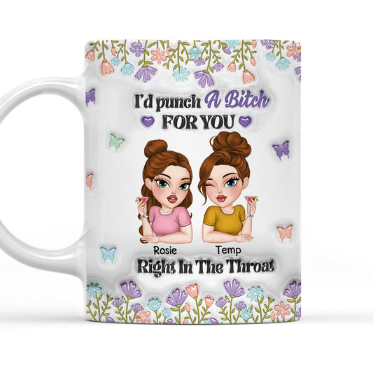Bestie Slay Forever - Personalized Custom 3D Inflated Effect Mug