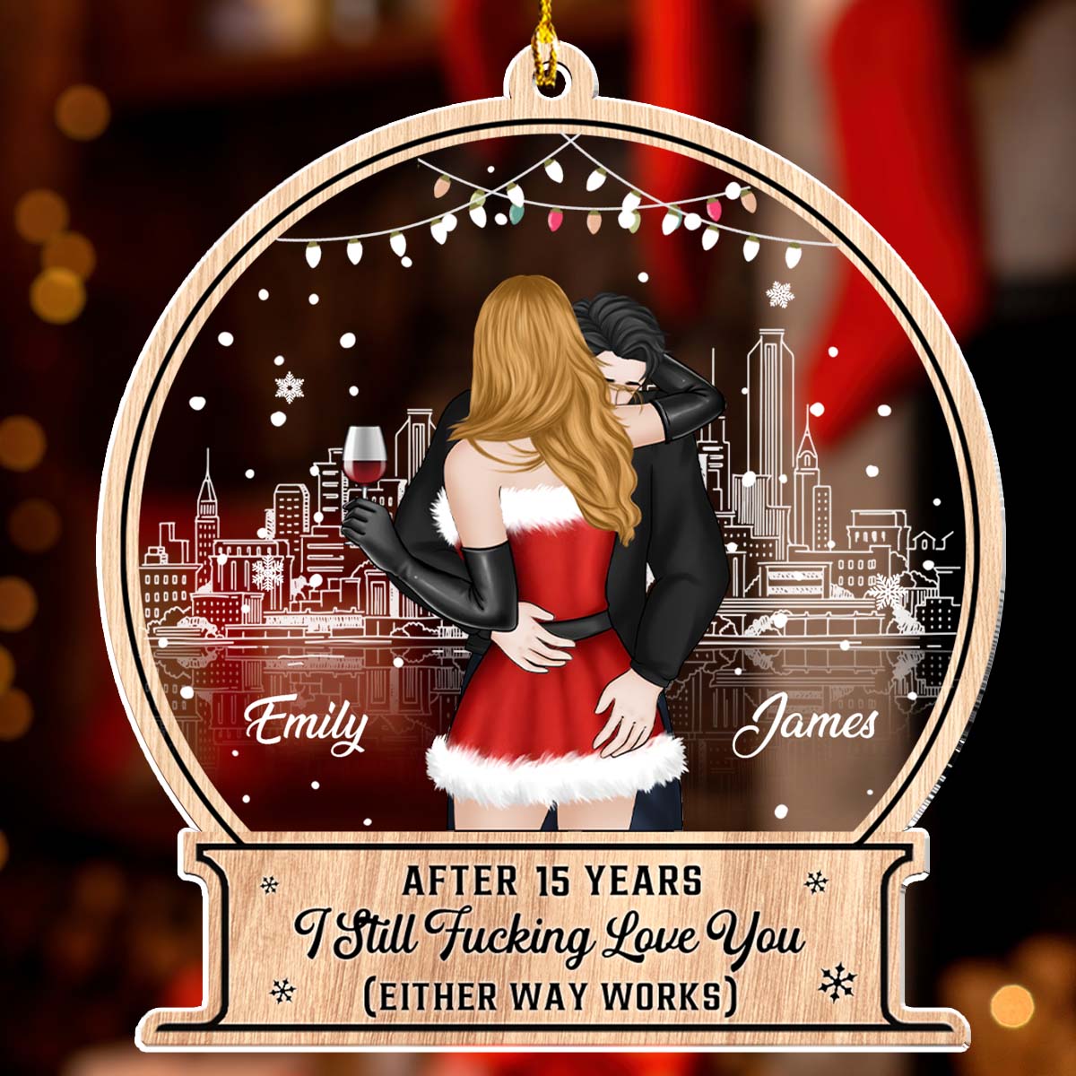 Thanks For All - Personalized Custom Acrylic Ornament