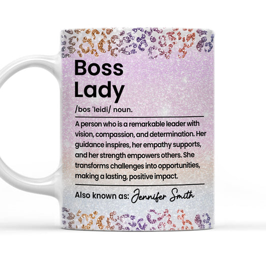 Boss Lady 2 - Personalized Custom Coffee Mug