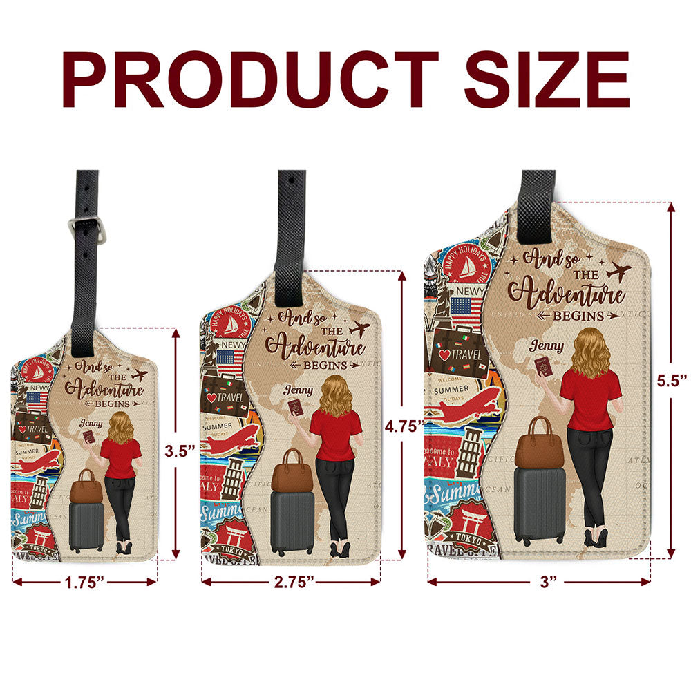 World Explorer - Personalized Custom Luggage Tag