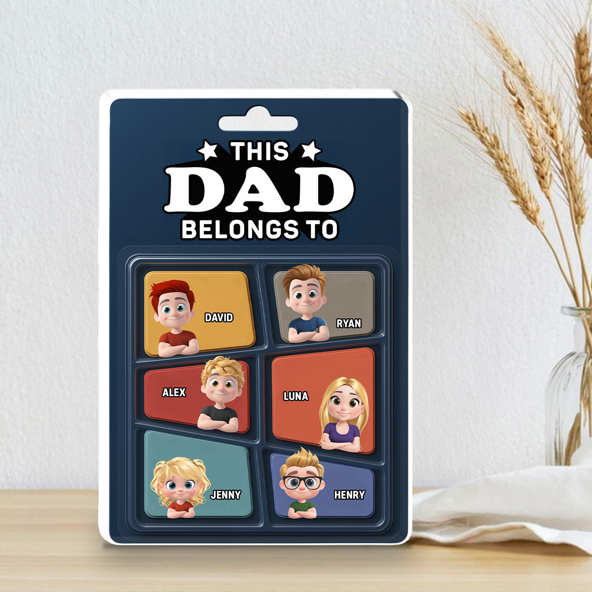 This Daddy Belong To - Personalized Custom Acrylic Plaque