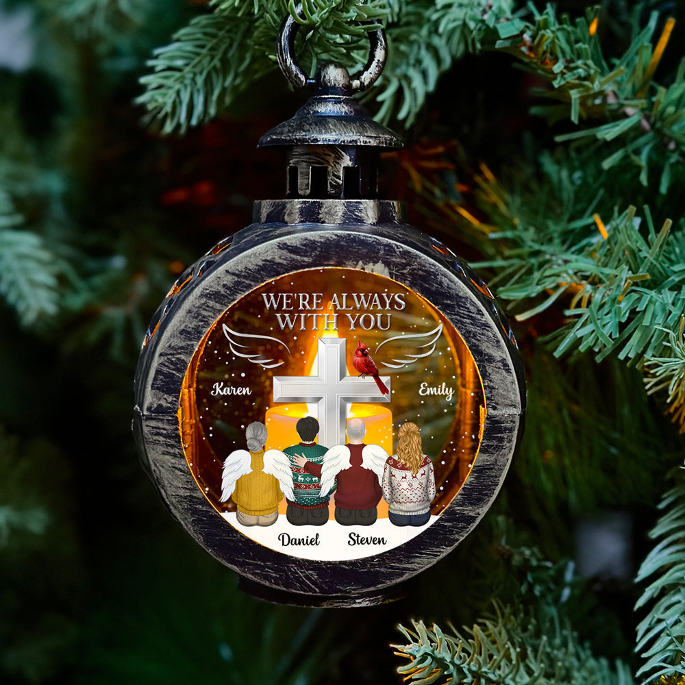 Always Beside You - Personalized Custom Christmas Lantern